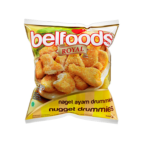 Belfoods Frozen Nugget Ayam Drummies 500g